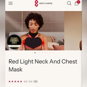 BonCharge Red Light Neck & Chest mask BNIB / Sealed
